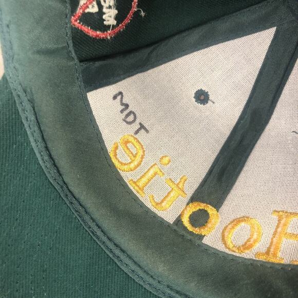 Vintage Hootie Johnson Golf Hat Adult Green Martha Burk 2003 Augusta National - Picture 7 of 7